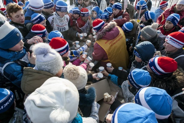 Лыжня России в Барнауле. 9 февраля 2014.