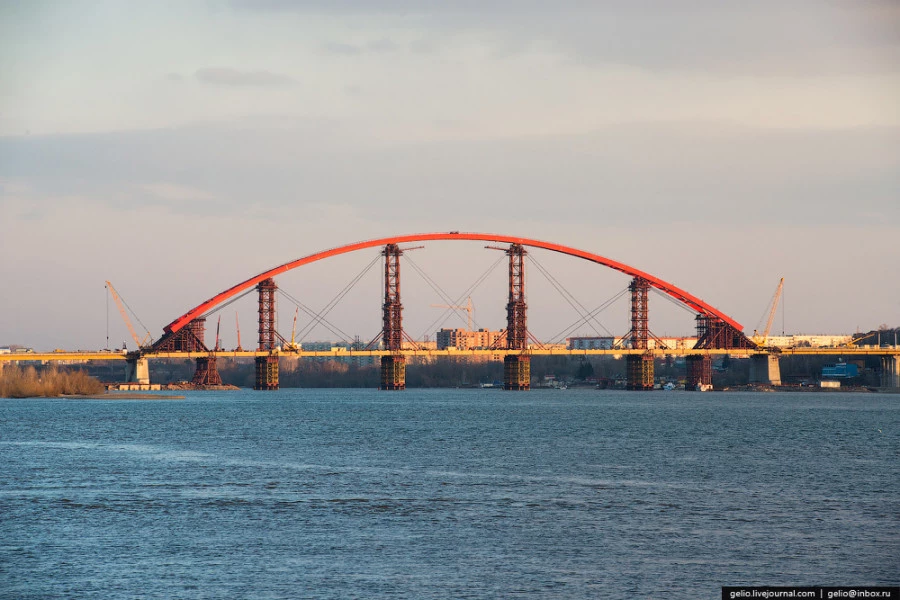 Бугринский мост, Новосибирск.