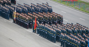 Парад на День Победы в Барнауле. 9 мая 2014 года