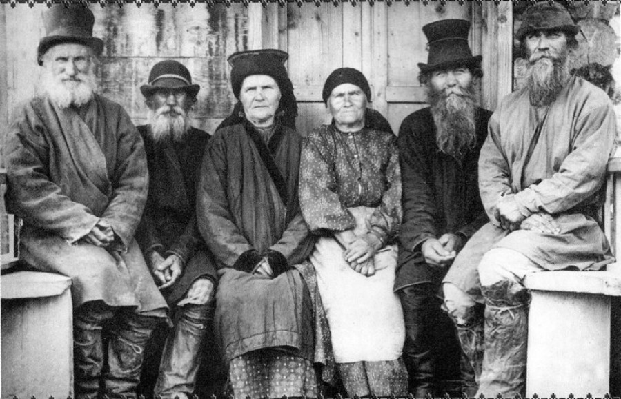Старообрядцы-&quot;поляки&quot; Змеиногорского уезда. Фото Л. Новосёлова 1912 год.
