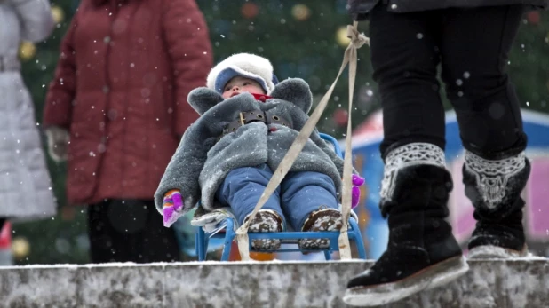 Снежная погода.