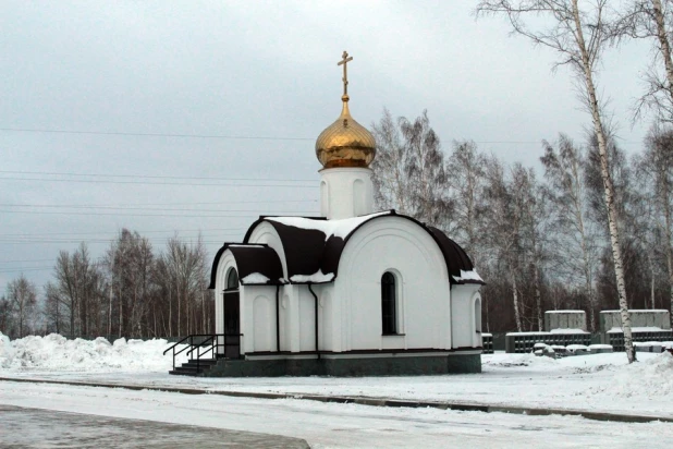 Часовня барнаульского крематория.