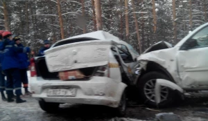 ДТП на трассе Ленточный бор.