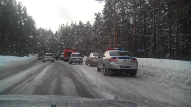 ДТП на трассе Ленточный бор.