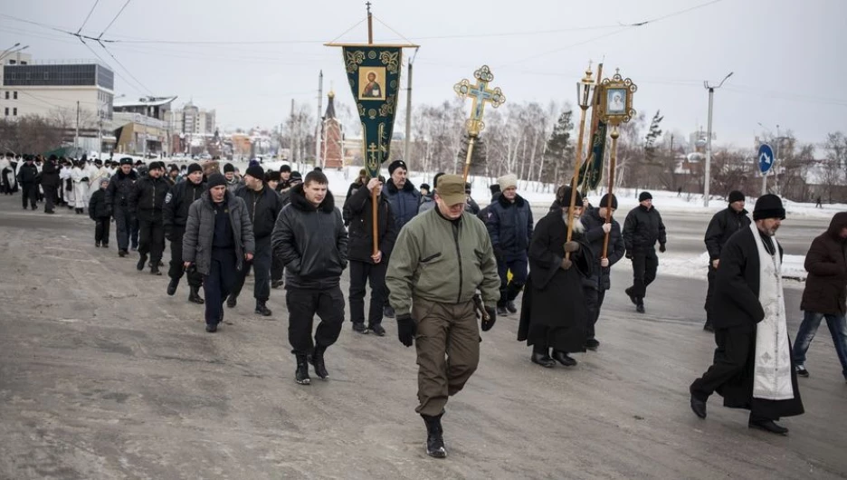 Крещение в Барнауле. 19 января 2015 года.