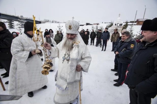 Крещение в Барнауле. 19 января 2015 года.