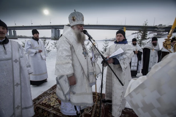 Крещение в Барнауле. 19 января 2015 года.