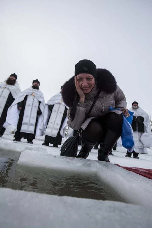 Крещение в Барнауле. 19 января 2015 года.