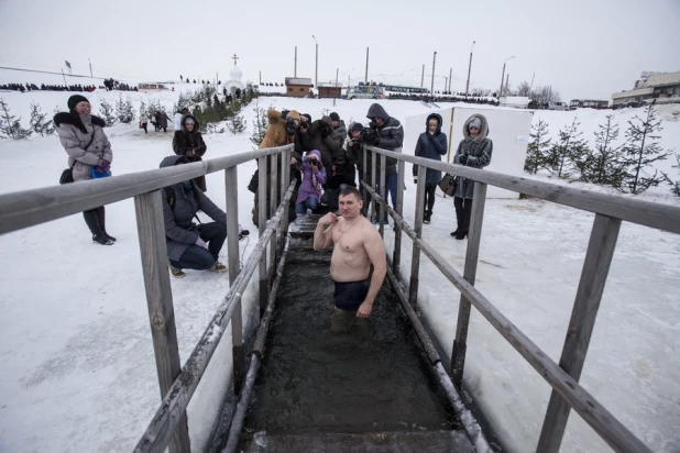 Крещение в Барнауле. 19 января 2015 года.