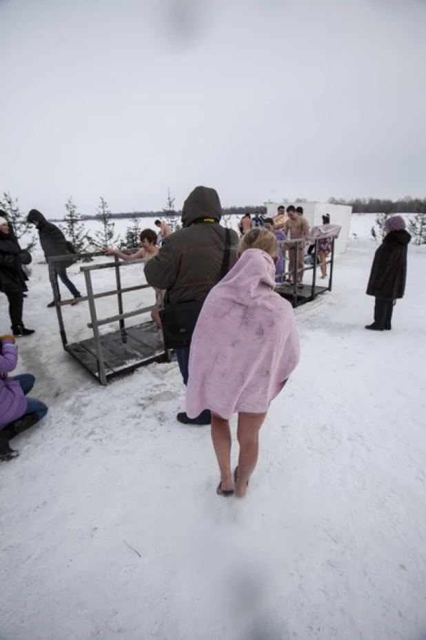 Крещение в Барнауле. 19 января 2015 года.