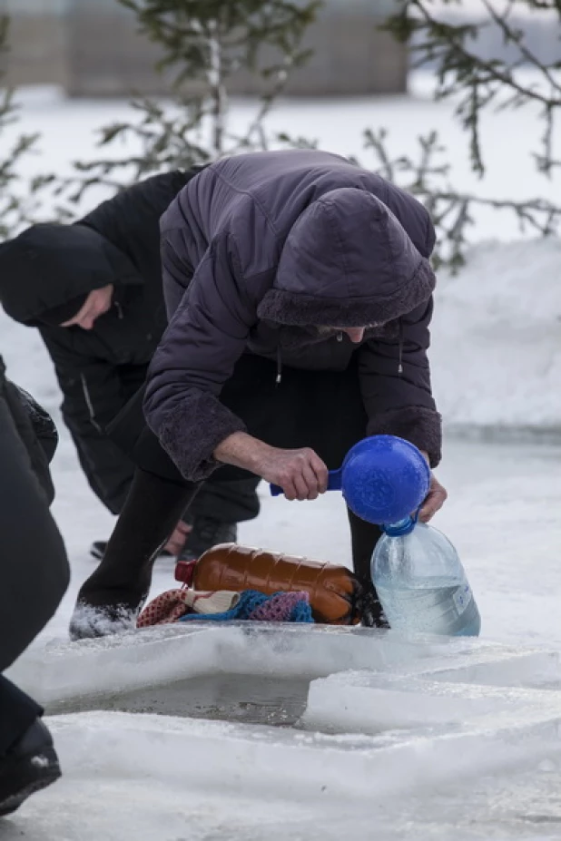 Крещение в Барнауле. 19 января 2015 года.