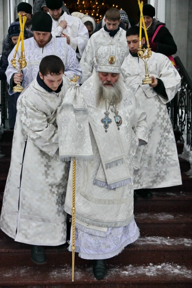 Крещение в Барнауле. 19 января 2015 года.