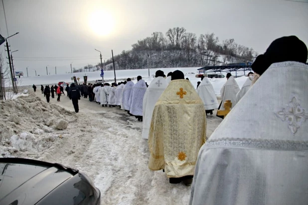 Крещение в Барнауле. 19 января 2015 года.