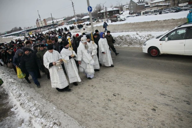 Крещение в Барнауле. 19 января 2015 года.