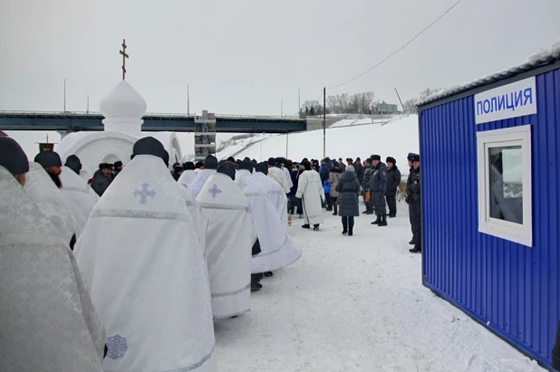 Крещение в Барнауле. 19 января 2015 года.