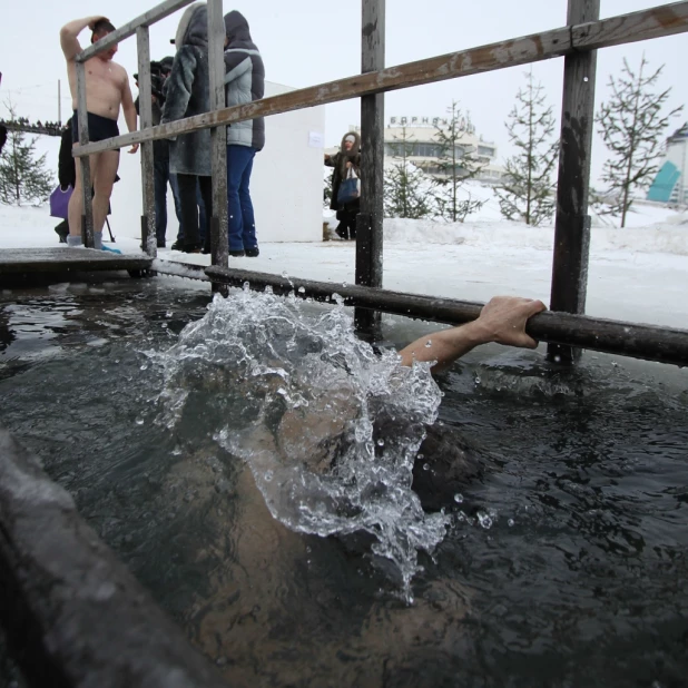 Крещение в Барнауле. 19 января 2015 года.