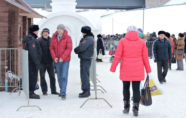 Крещение в Барнауле. 19 января 2015 года.