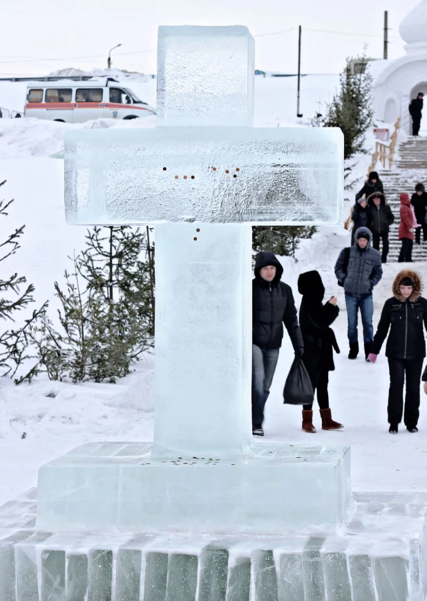 Крещение в Барнауле. 19 января 2015 года.