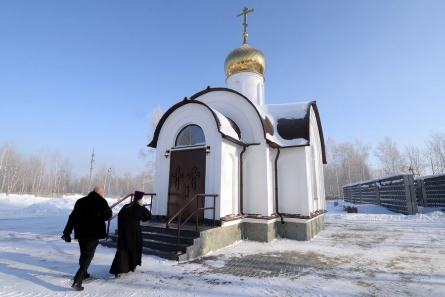 Барнаульский крематорий. 26 января 2015.