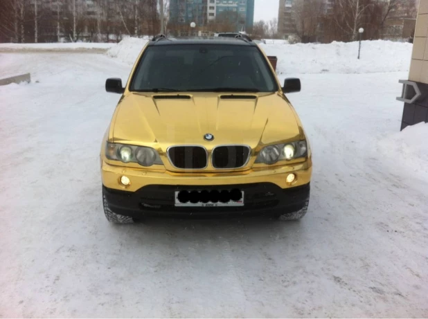 "Золотая" BMW X5 в Барнауле