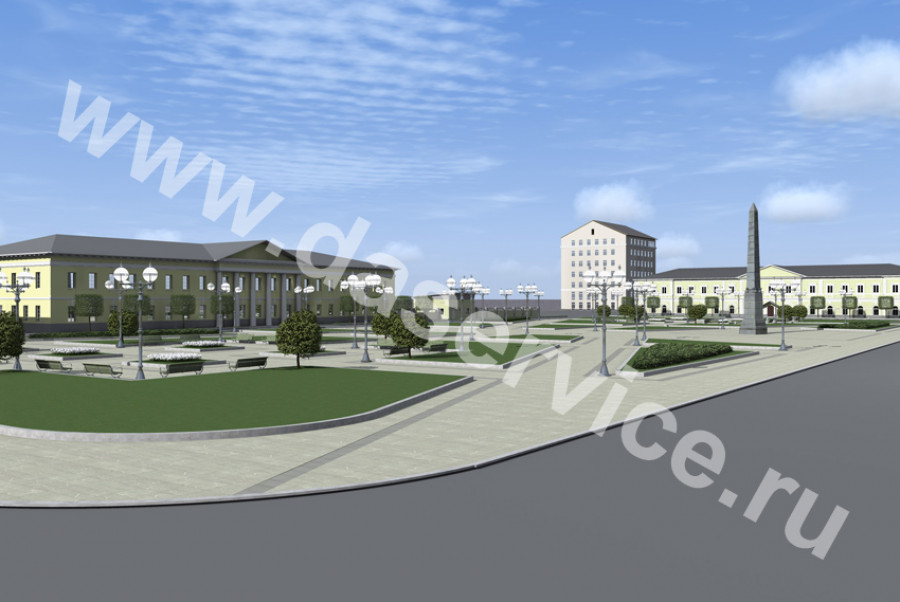 Проект реконструкции Демидовской площади.