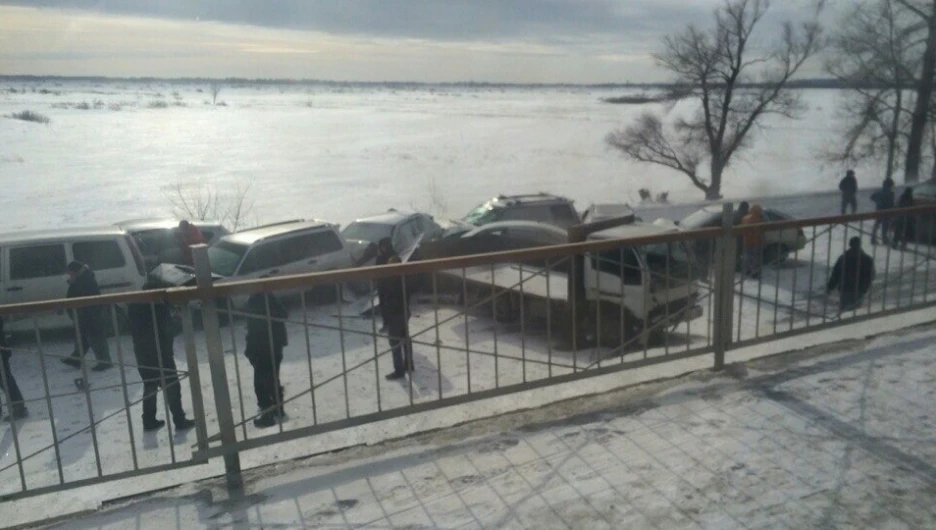 ДТП между Барнаулом и Новоалтайском.