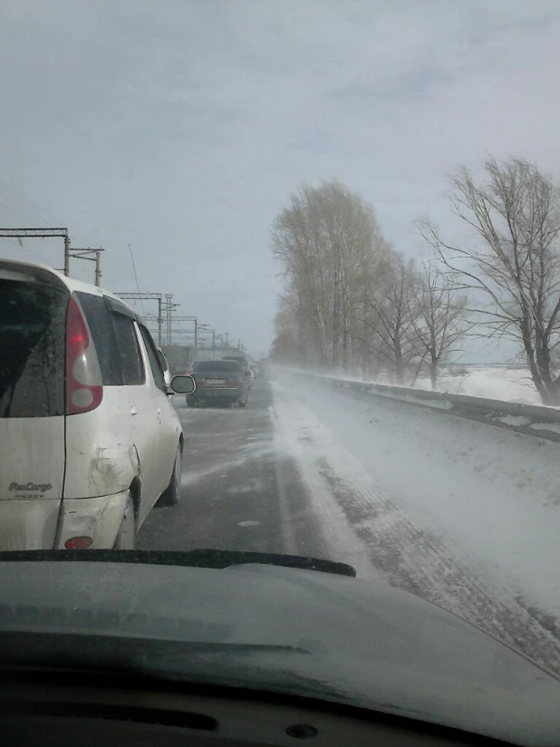 ДТП между Барнаулом и Новоалтайском.