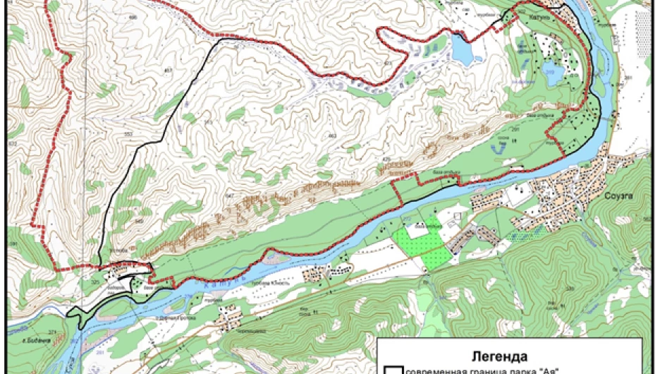 Новые границы природного комплекса Ая.