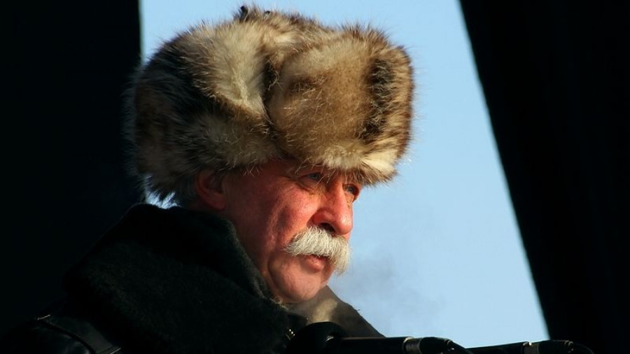Леонид Якубович на авиашоу в Барнауле.