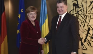 Петр Порошенко и Ангела Меркель.