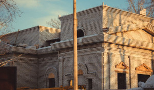 Строительство Иоанно-Предтеченского храма, февраль 2015 года.