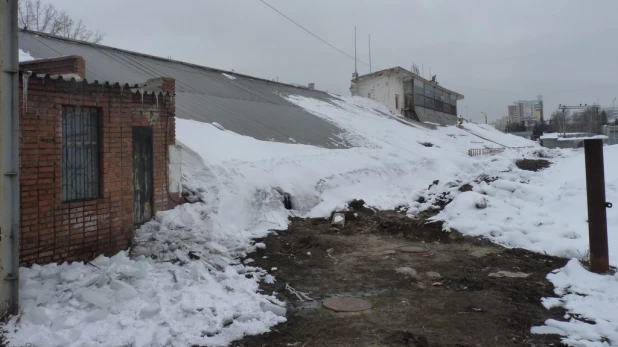 Стадион "Локомотив" в Барнауле.