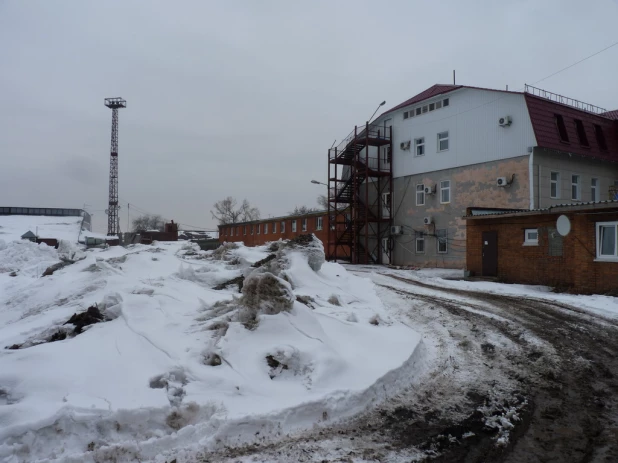 Стадион "Локомотив" в Барнауле.