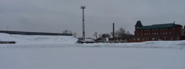 Стадион "Локомотив" в Барнауле.