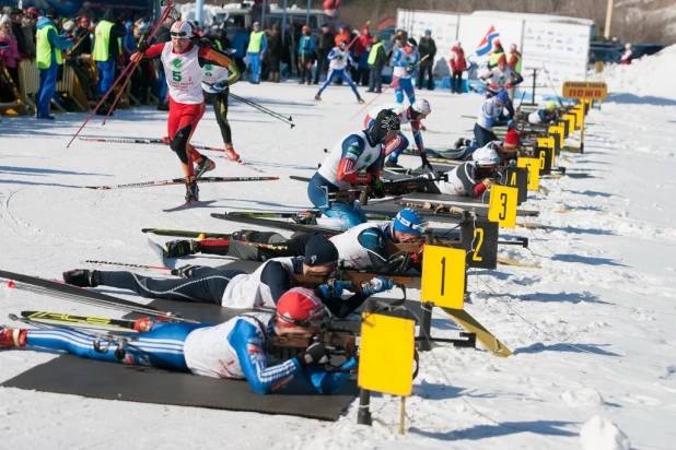 Чемпионат России по биатлону среди ветеранов.