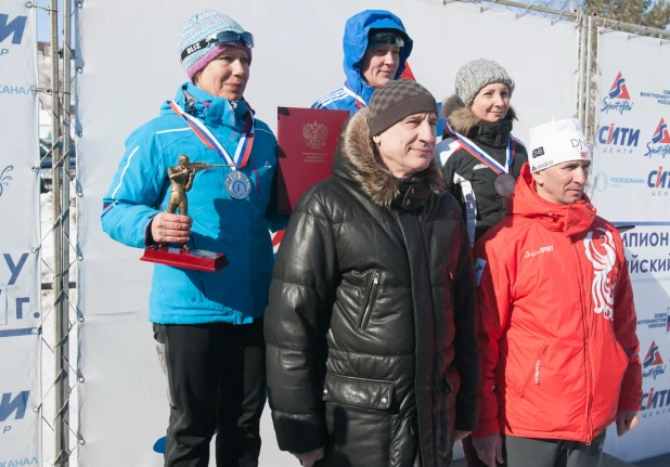 Чемпионат России по биатлону среди ветеранов.