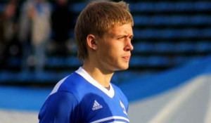 Александр Жиров в форме барнаульского "Динамо".