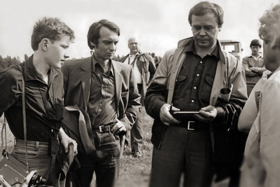 Валентин Распутин на Шукшинских чтениях в 1984 году. Фото Владимира Моисеенко