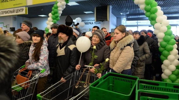 В Барнауле открылся первый магазин "Леруа Мерлен".