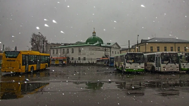 Автобусы в Барнауле.