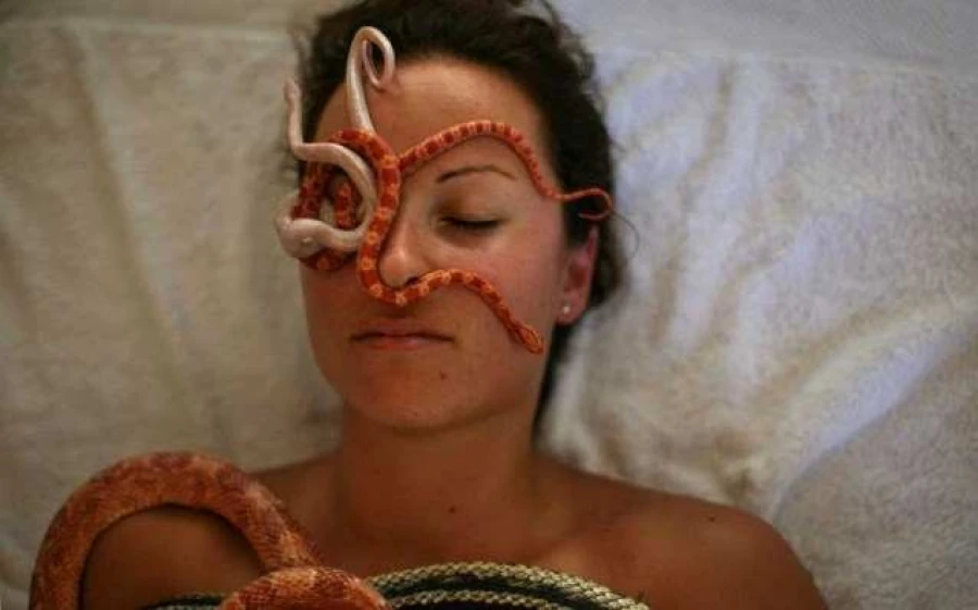 Змеиный массаж.