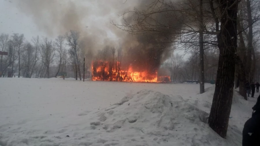 Пожар в &quot;Изумрудном&quot;.