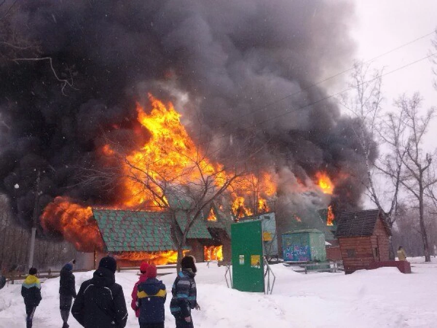 Пожар в &quot;Изумрудном&quot;.