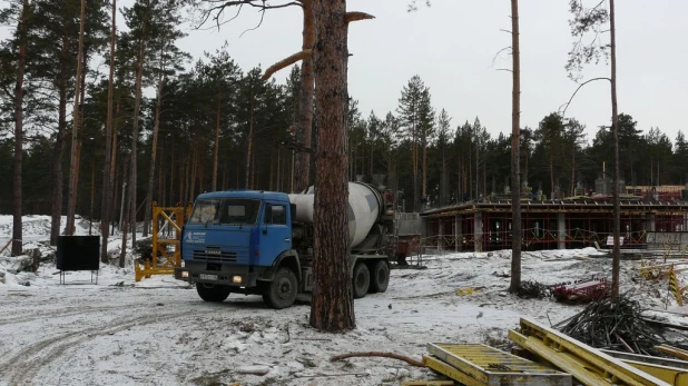 Строительство "Перинатального центра Алтайского края".