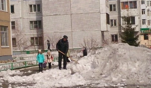 "Чистый четверг" в Центральном районе Барнаула.