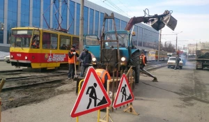 Перекрытие дорог. "Чистый четверг" в Барнауле.