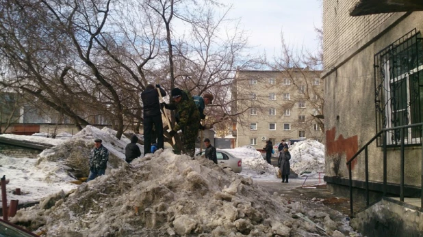 "Чистый четверг" в Центральном районе Барнаула.