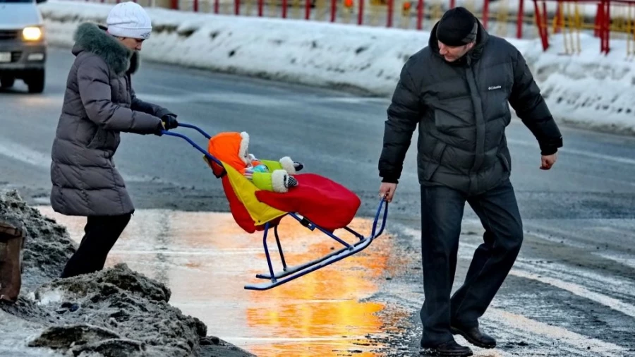 Весна в Барнауле.