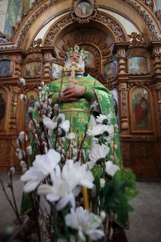 Вербное воскресенье в Барнауле. 5 апреля 2015 года.