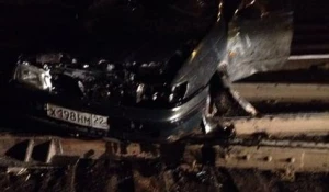 ДТП в Барнауле на кольцу Ул. Антона Петрова-Попова.